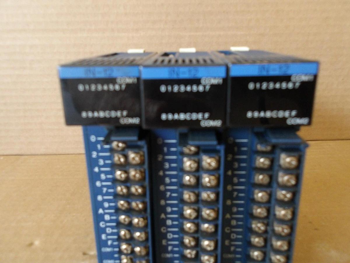 Used TOYODA IN-12/THK-2750 INPUT MODULE (LOT OF 3) #71941G USED