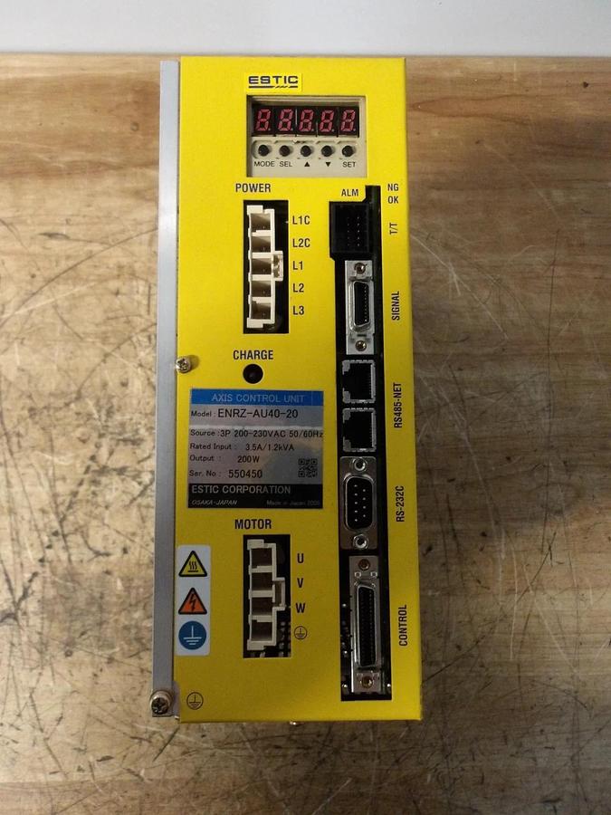 Used ESTIC AXIS ENRZ-AU40-20 CONTROL UNIT, #12181210G USED