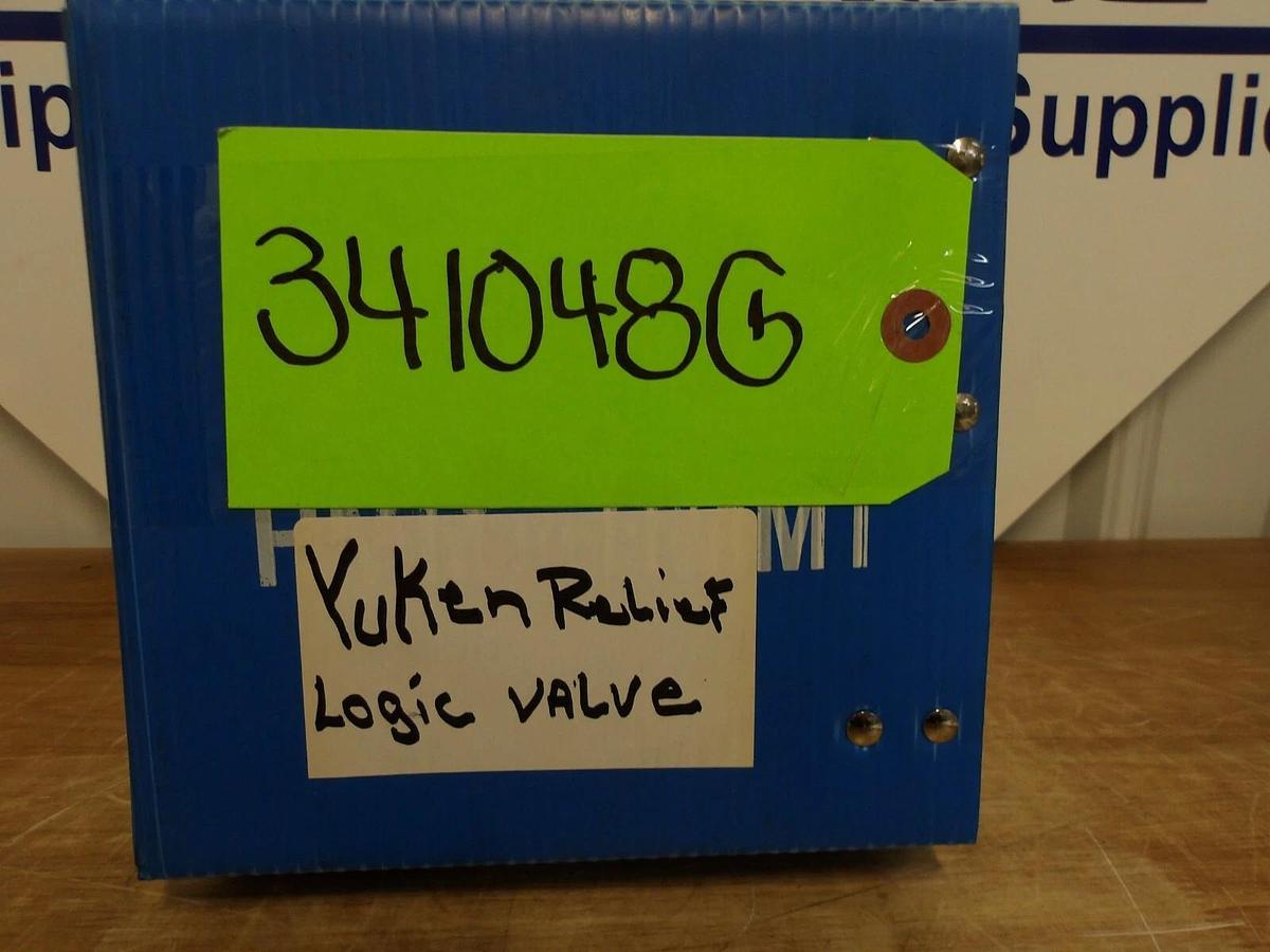 Used YUKEN LB-32-11 RELIEF LOGIC VALVE, #341048G NEW