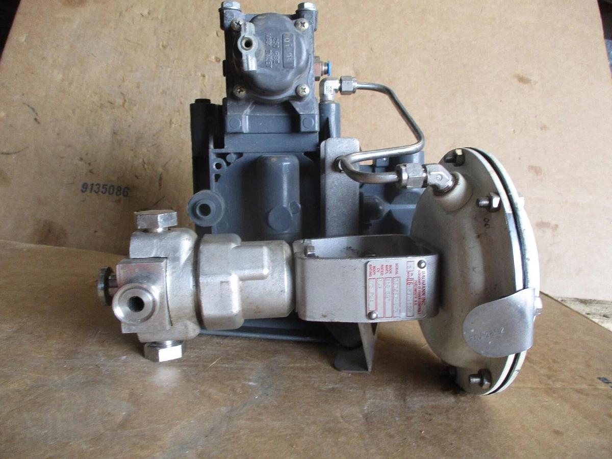 Used BAUMANN 16-83711SA STAINLESS SANITARY CONTROL VALVE W/ FIELDVUE 1/2", #491040J