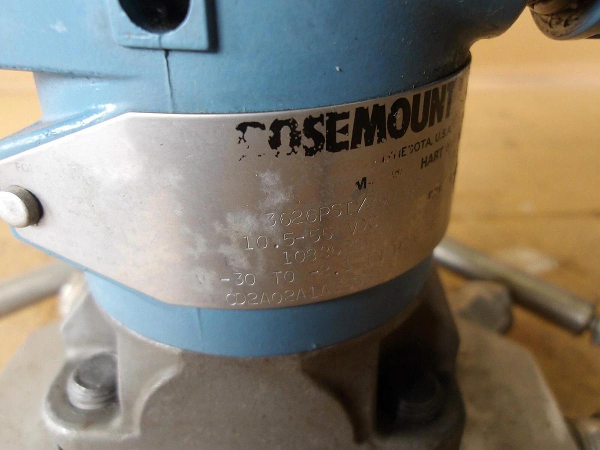 Used ROSEMOUNT 3051 PRESSURE TRANSMITTER, #626210G USED