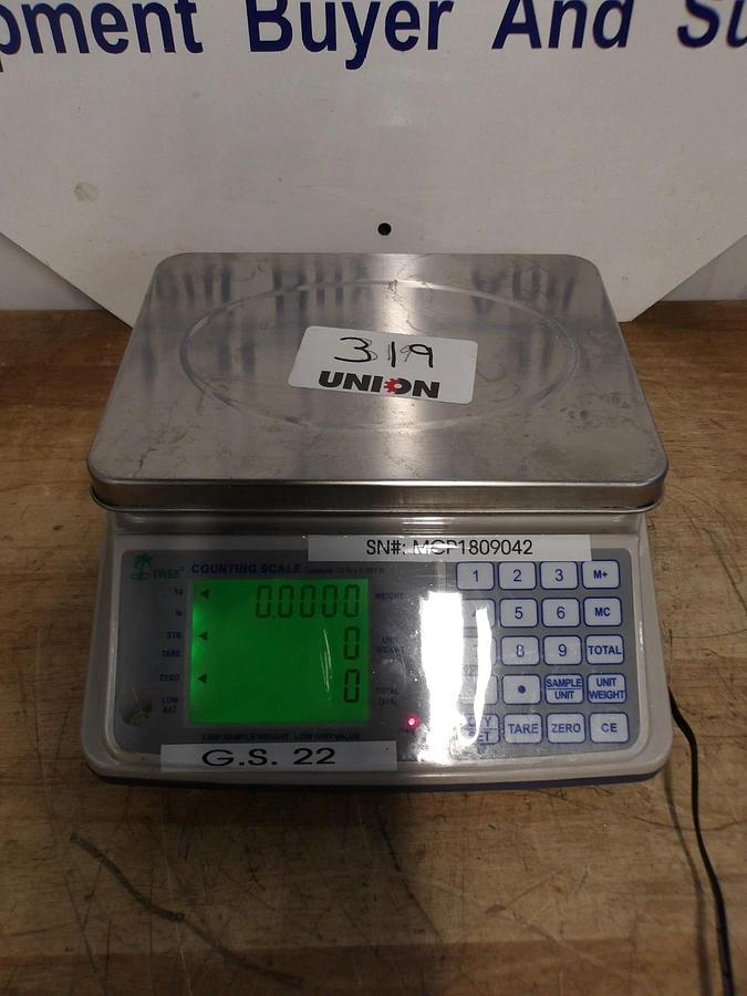 Used TREE COUNTING SCALE MCT-Li PLUS SERIES, 12 V, 0-33 LBS, #8121021G USED