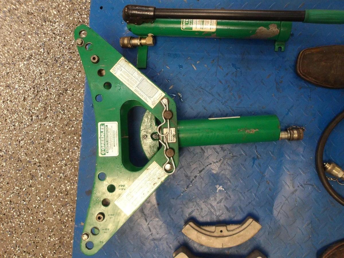 Used GREENLEE 880 LIGHT WEIGHT HYDRAULIC BENDER, #3101236G USED