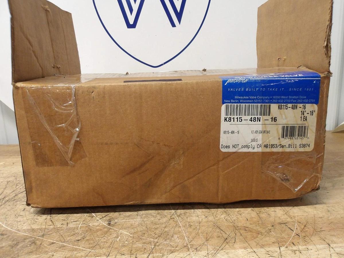 MILWAUKEE K8115-48N-16 VALVE GEAR OPERATOR & HAND WHEEL, #2111208G NIB