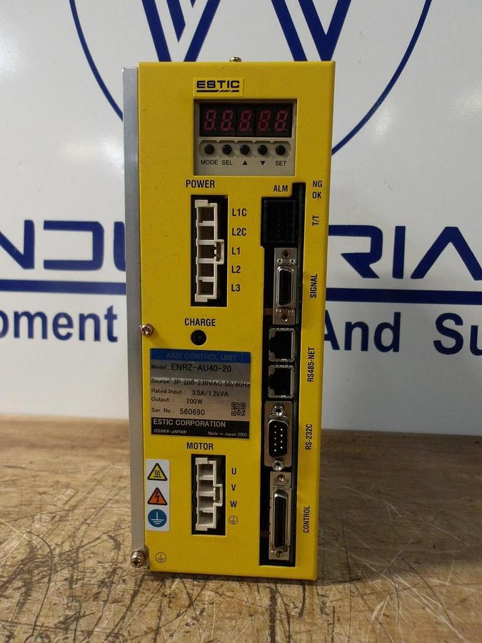Used ESTIC AXIS ENRZ-AU40-20 CONTROL UNIT, #12181112G USED