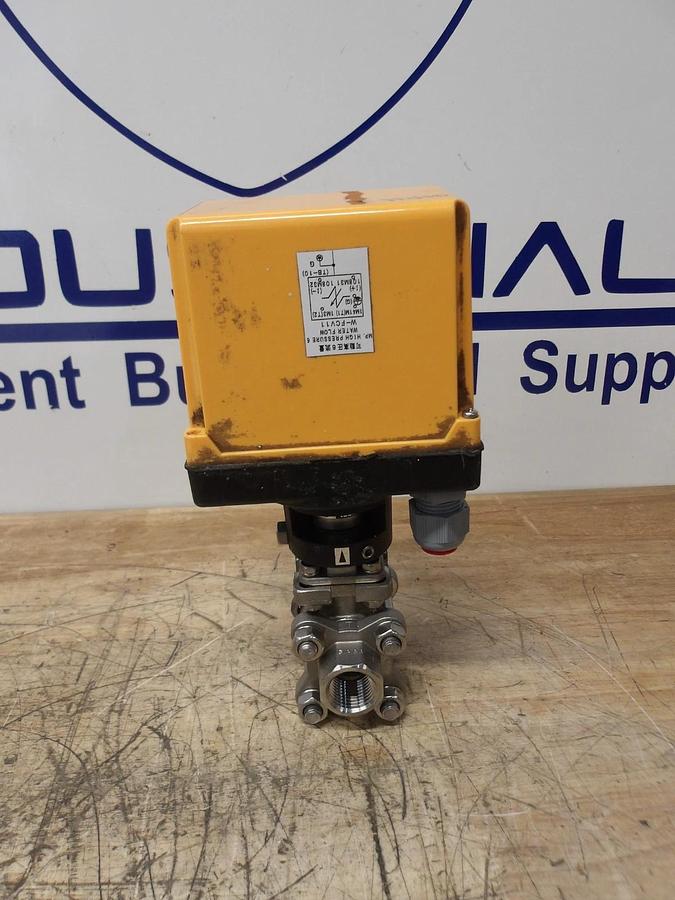 Used NIPPON 1/2" S/S BALL VALVE, #51133G NEW