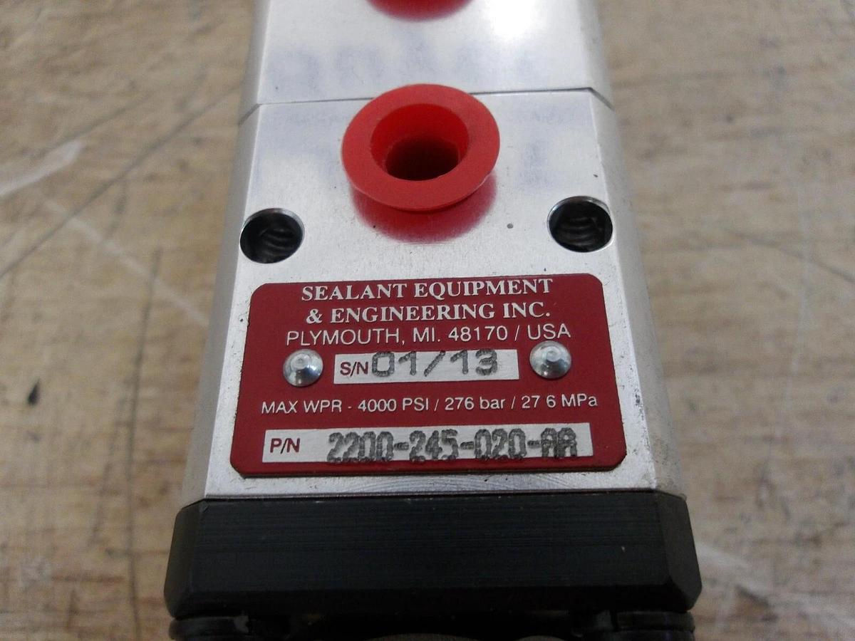 Used SEALANNT EQUIPMENT 2200-245-020-AA NO DRIP VALVE, #5221026G NEW