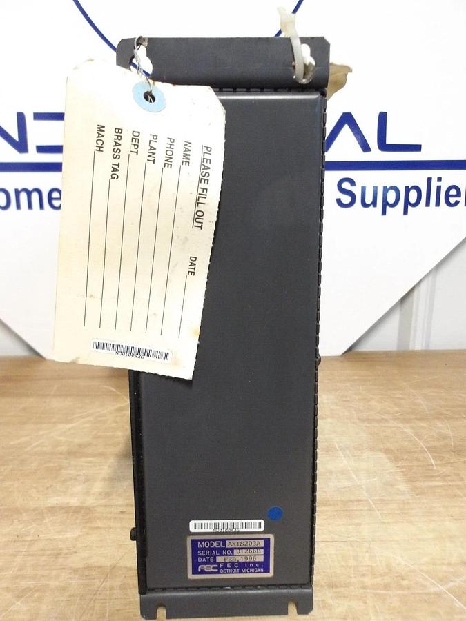 Used FEC AFC1200 AXIS CONTROLLER, AXIS 203A, #310848G REMANUFACTURED