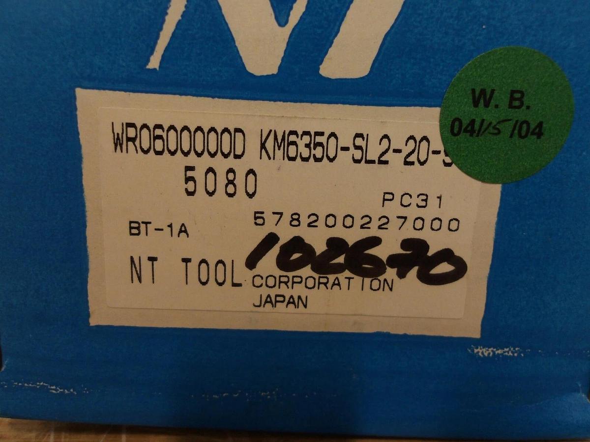 NT S/KM6350-SL2-20-90 MACHINE TOOL HOLDER, #314132G NIB