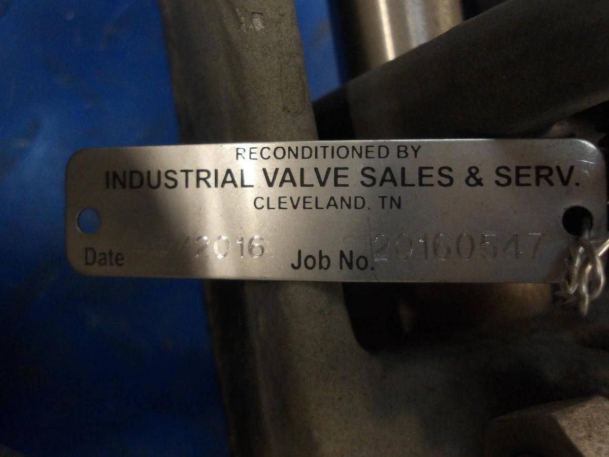 Used POWELL 3" TANK VALVE, FLANGED, #212145G REMANUFACTURED