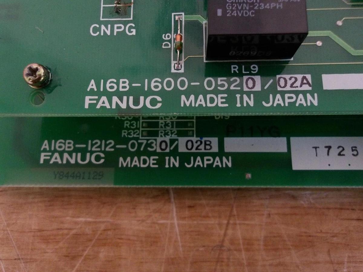 Used FANUC EMG CONTROL MODULE A16B-1212-0730/02B, #3111210G NEW