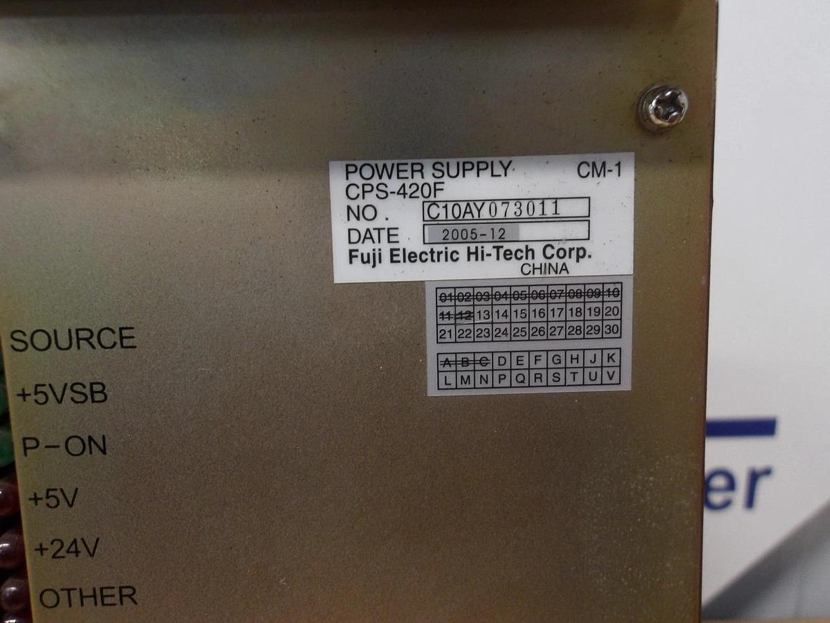 Used YASKAWA JZNC-NRK51-1 RACK & POWER SUPPLY, #25142G USED