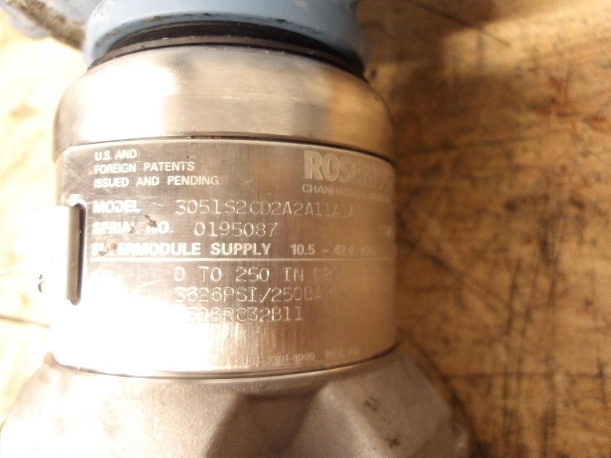 Used ROSEMOUNT 3051 PRESSURE TRANSMITTER