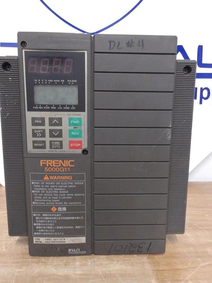 Used FUJU FRENIC 5000G11 MOTOR CONTROLLER FRN7.5G11S-4, #2101230G NEW