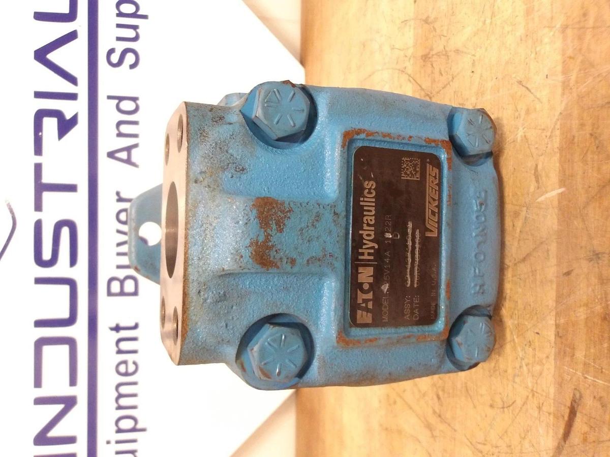 Used EATON VICKERS 25V14A-1D22R HYDRAULIC PUMP, #1081105G NEW