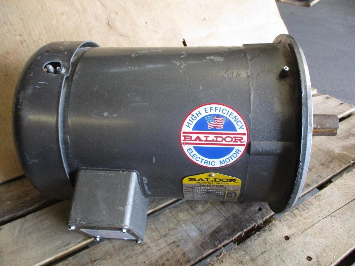 Used BALDOR 3 HP MOTOR, FR 182TC, 1725 RPM, #620246J USED