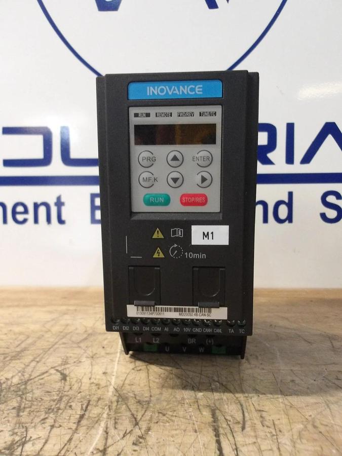 Used INOVANCE MD200S0.4B-CAN-SC AC MOTOR CONTROLLER, #3328G USED