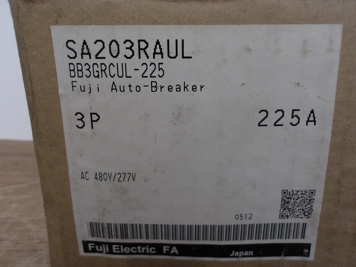 FUJI 225 AMP SA BREAKER SA203RAUL, #2251005G NIB
