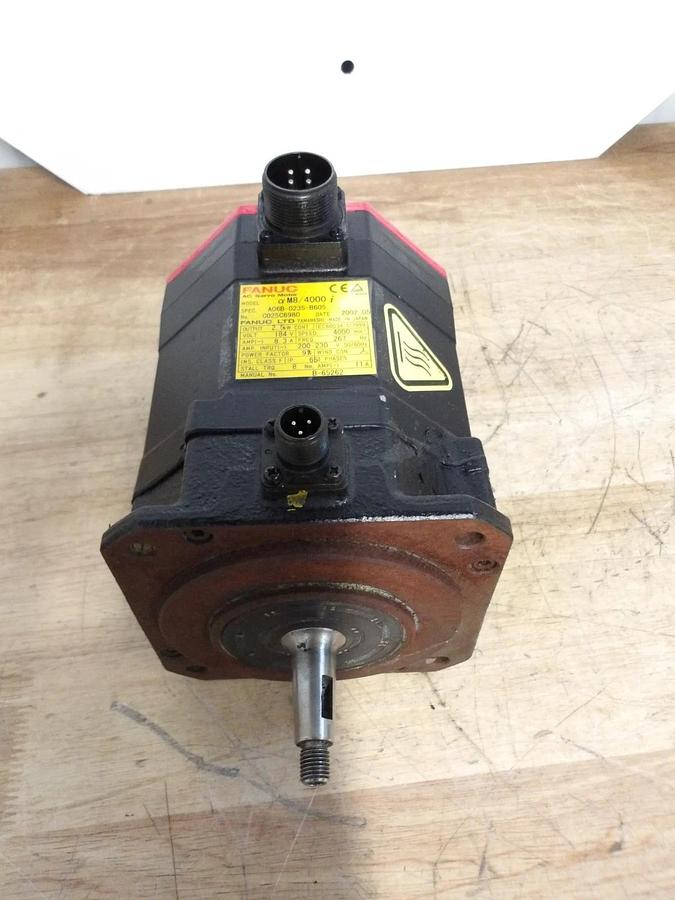 Used FANUC A06B-0235-B605 AC SERVO MOTOR, 4000 RPM, #617120G USED