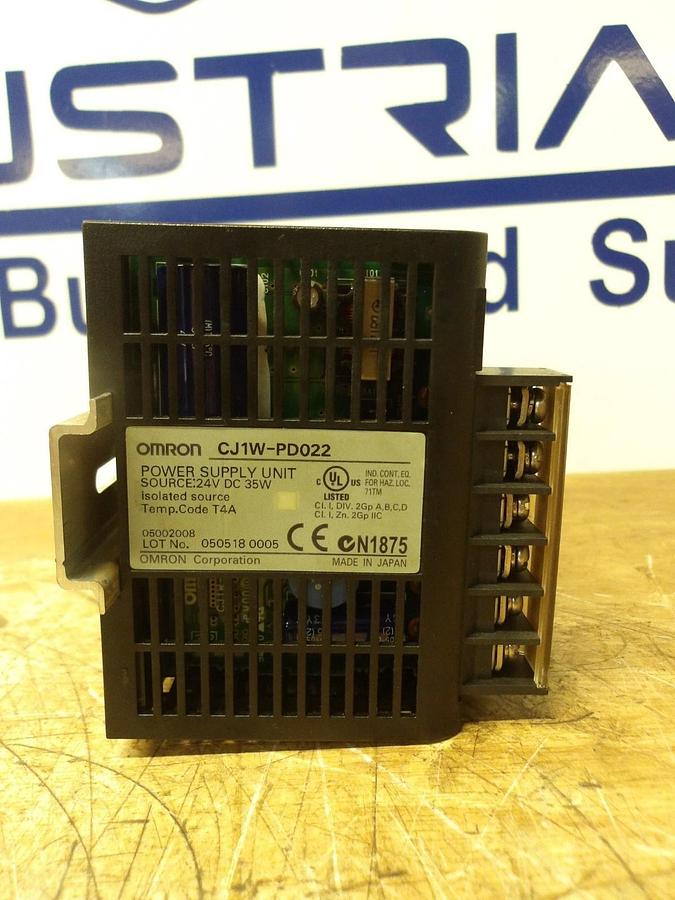 Used OMRON RACK W/ CPU & POWER SUPPLY CJ1M-CPU11, #16940G USED