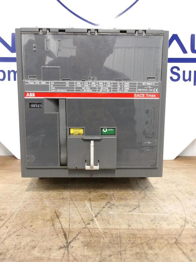 Used ABB SACE TMAX T7D-1600 CIRCUIT BREAKER, #910257G USED