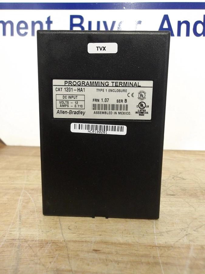Used ALLEN BRADLEY 1201-HA1 PROGRAMMING TERMINAL 12 V, #422139G NEW