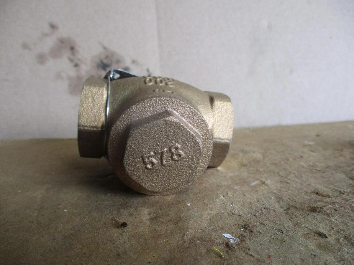 Used POWELL 3/4" BRONZE CHECK VALVE, #681143J NEW