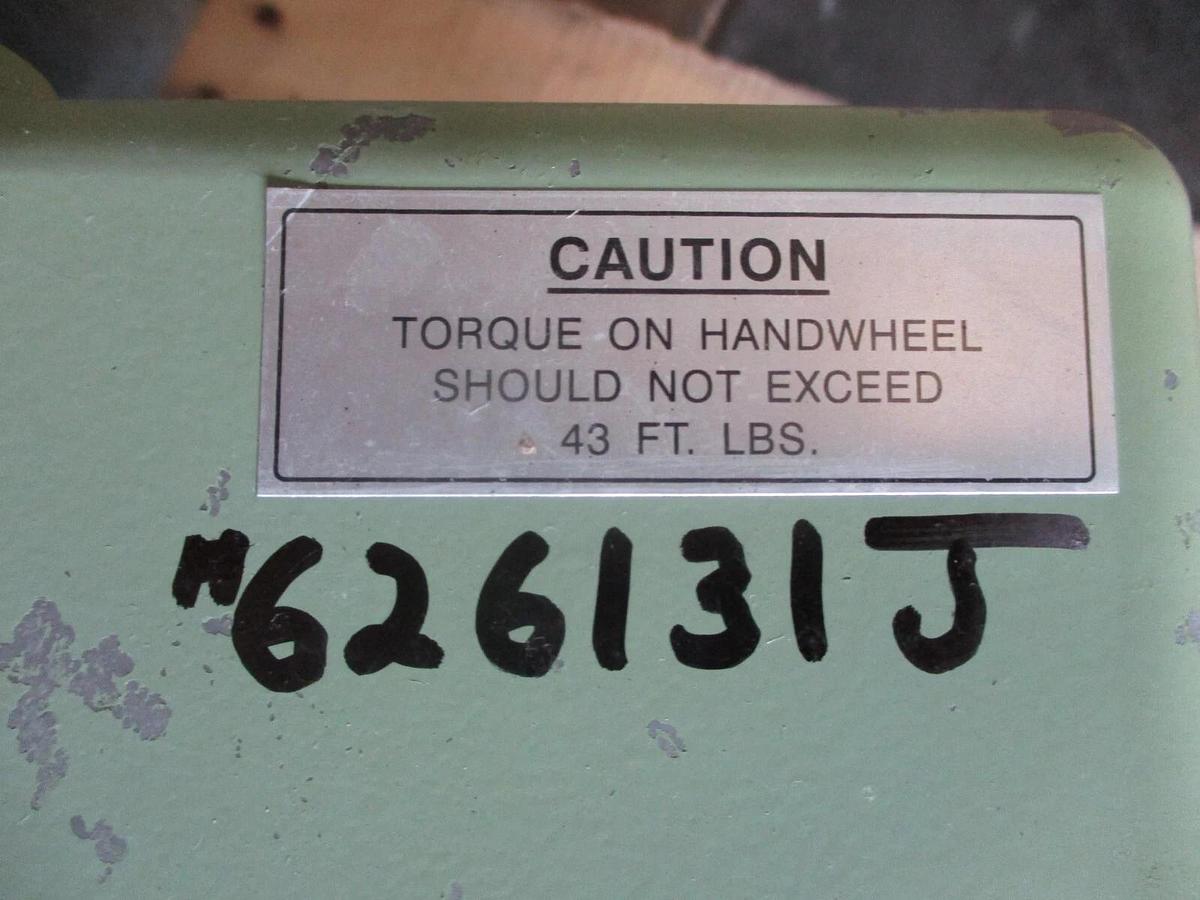 Used RCS MAR1600-55 ELECTRIPOWR ACTUATOR W/ MASTERGEAR GEARBOX, #626131J NEW