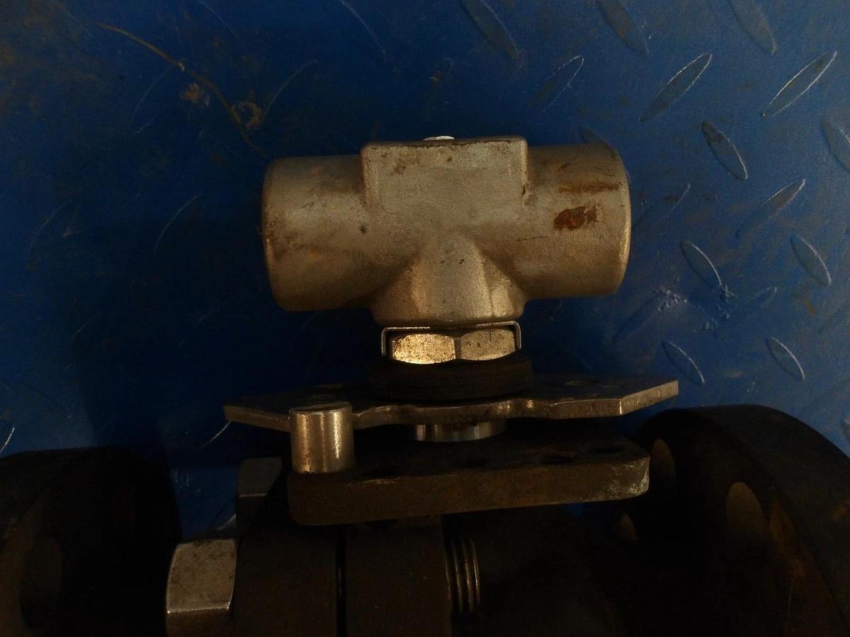 Used SHARPE 2-1/2" STEEL BALL VALVE FS50334R, FLANGED, #26200G NEW