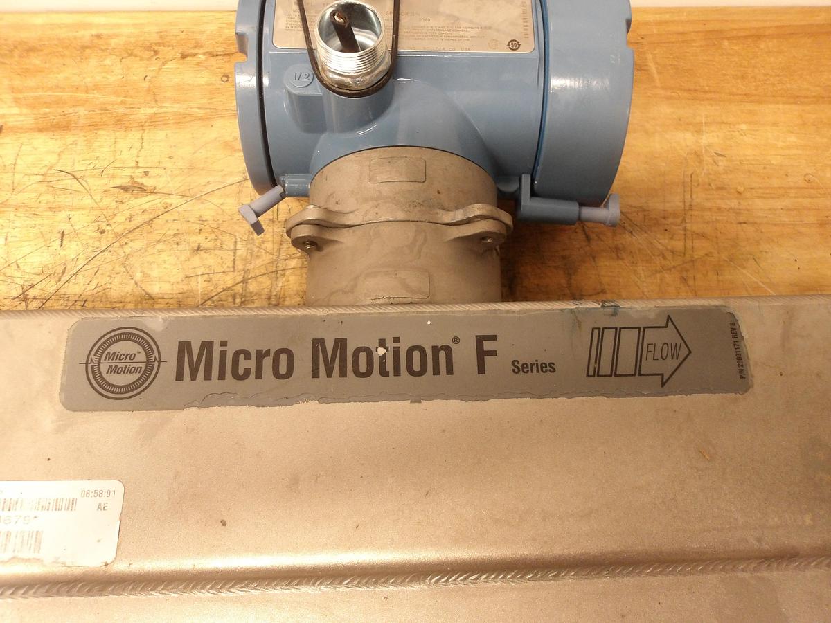 Used MICROMOTION 1-1/2" MASS FLOW TUBE