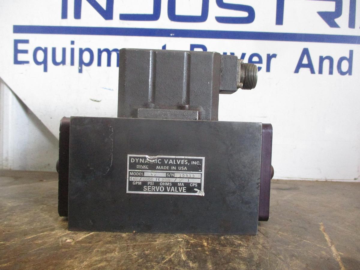 Used DYNAMIC 45 SERVO VALVE