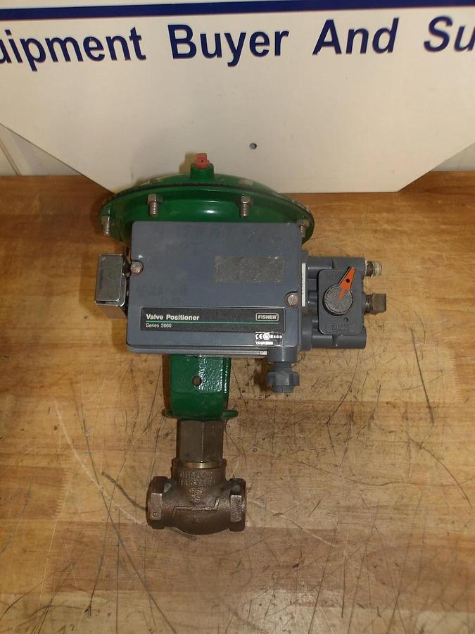 Used FISHER 3/4" BRASS CONTROL VALVE 32.24588, #101217G USED