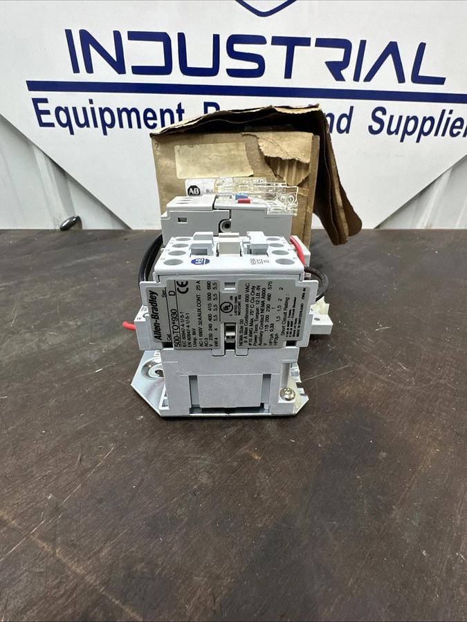 Allen Bradley Full Voltage Starter Nema Size 00 #2201248P Cat#509-TOD-A2D