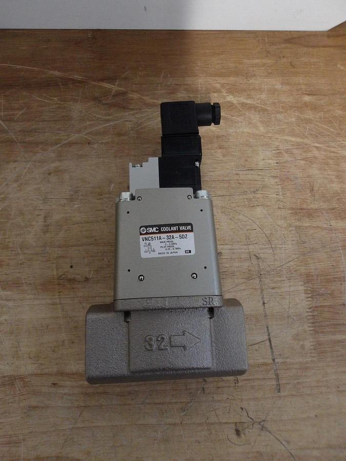 SMC 1-1/2" SOLENOID COOLANT VALVE YNC511A-32A-50Z, #324142G NIB