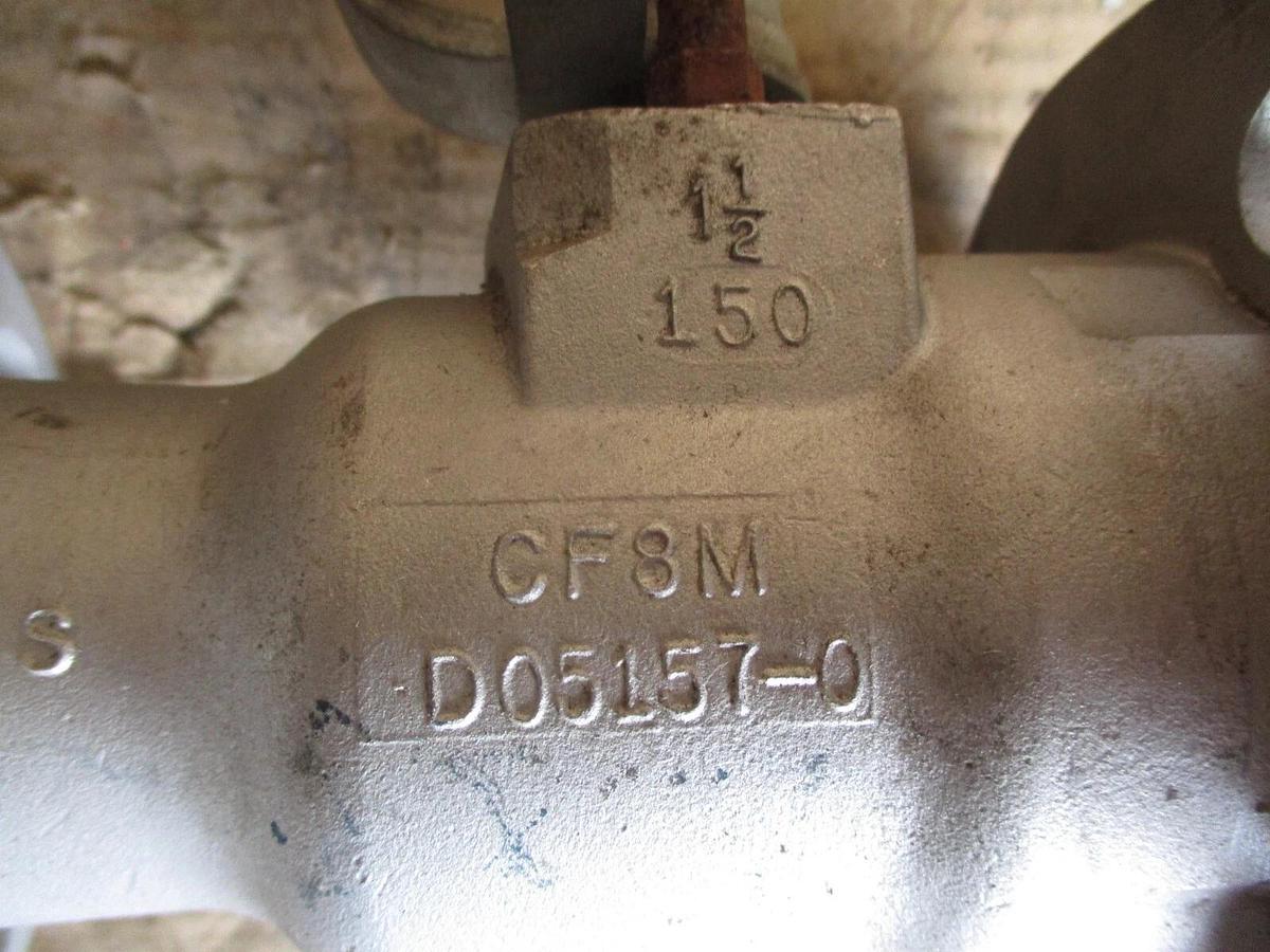 Used WORCESTER 1-1/2" STAINLESS BALL VALVE, #751017J NEW