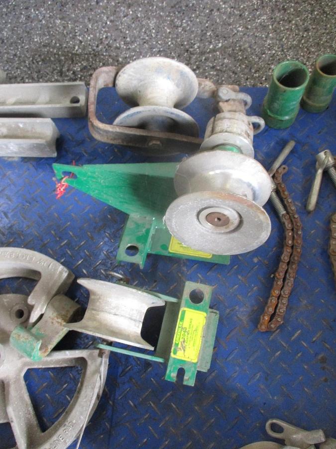 Used GREENLEE (2) BOXS W/ ASSORTED PARTS, #310153J USED