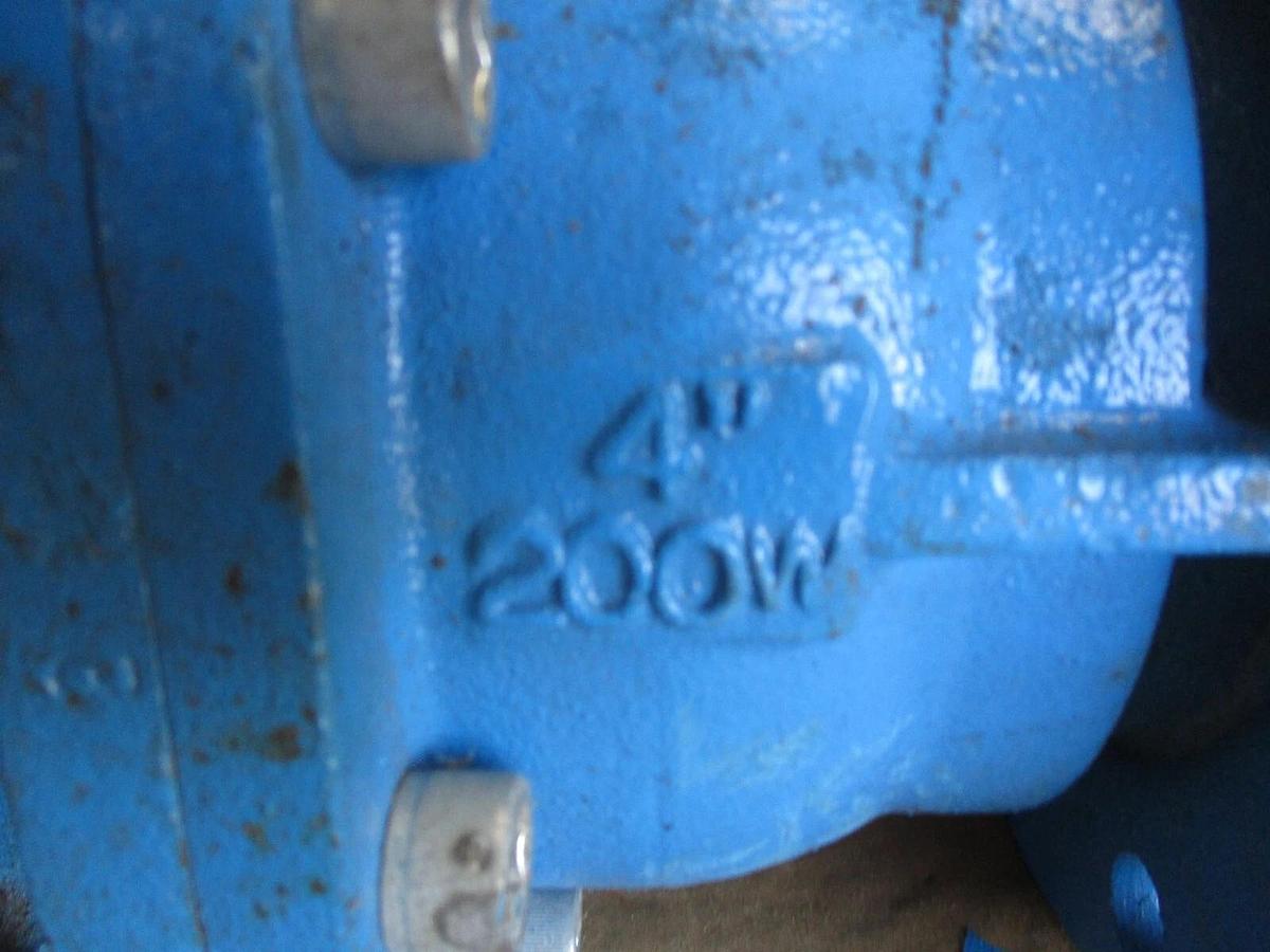 Used AMERICAN 4" IRON BALL VALVE (NO HANDLE) #73841J NEW