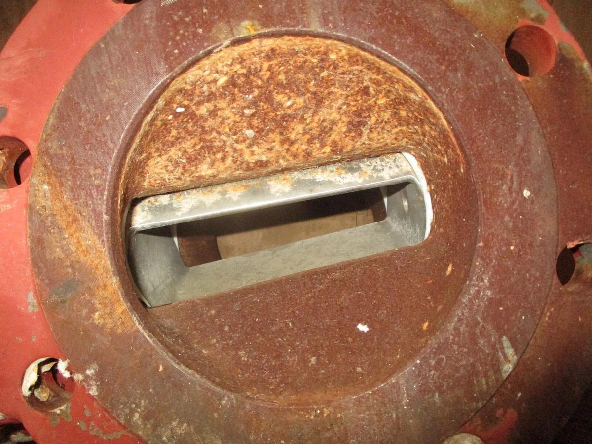Used DURCO 6" STEEL PLUG VALVE, #625133J NEW