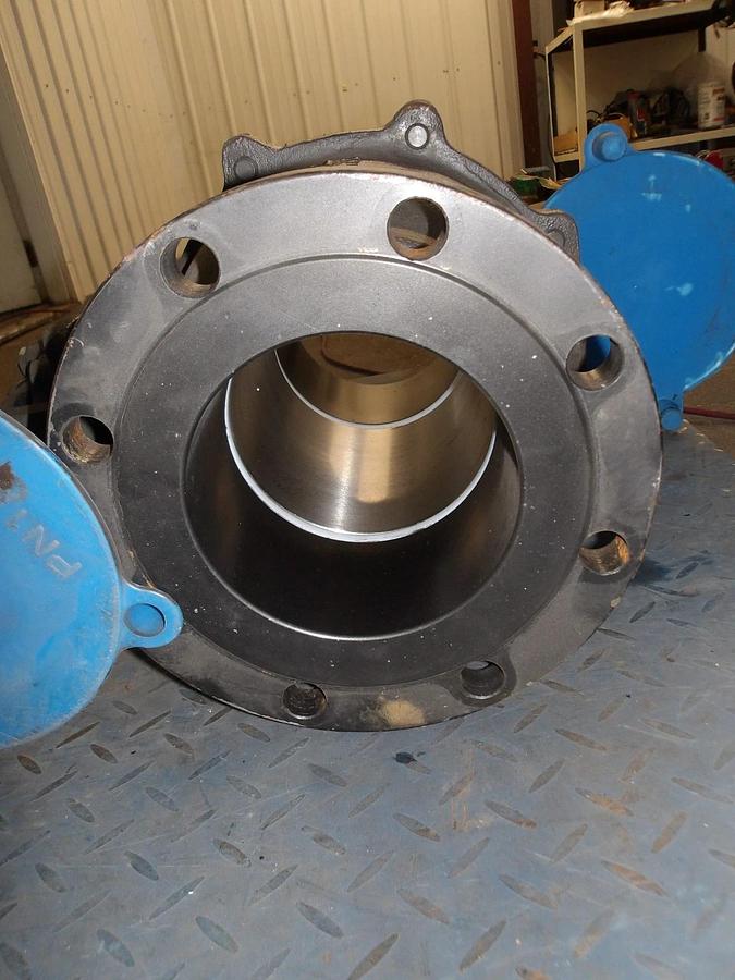 Used FLOW-TEK 6" STEEL WCB BALL VALVE, #81231G NEW