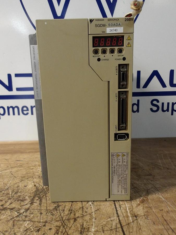 Used YASKAWA SGDM-50ADA SERVO PACK, #1222147G USED