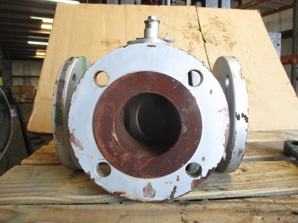 Used KTM 3" STEEL 3-WAY BALL VALVE, #6251100J NEW