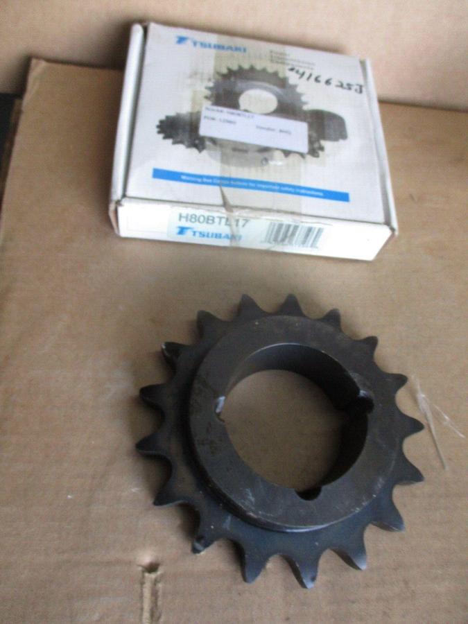 TSUBAKI H80BTL17 ROLLER CHAIN SPROCKET, #416625J NIB