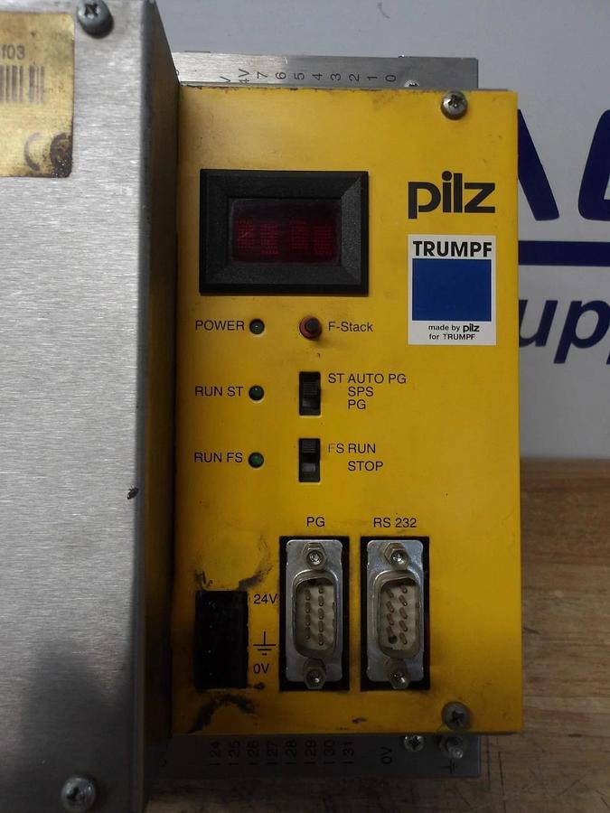 Used TRUMPF PILZ 3056K032E/24A-301305 FAIL-SAFE MODULE, #4281117G USED