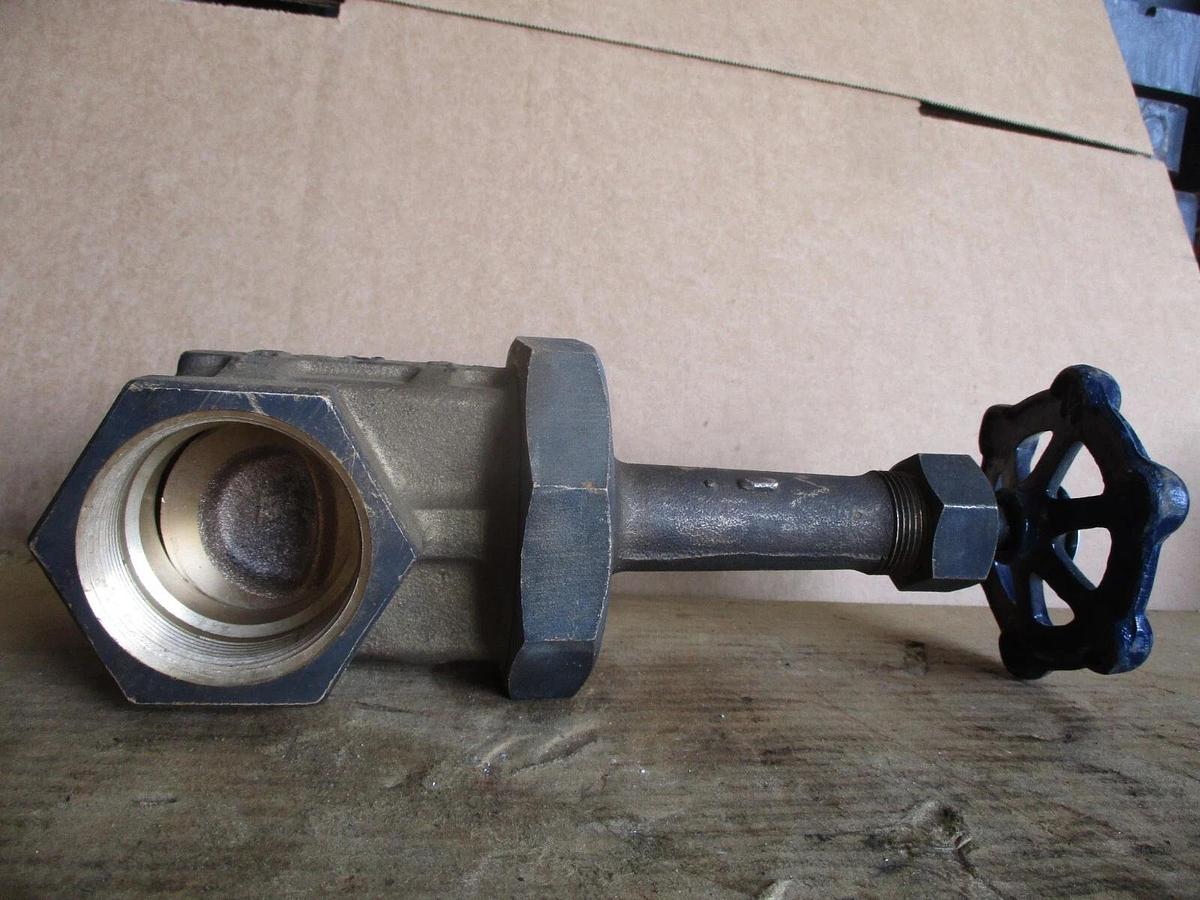 Used POWELL 2" BRASS GATE VALVE, #717315J NEW