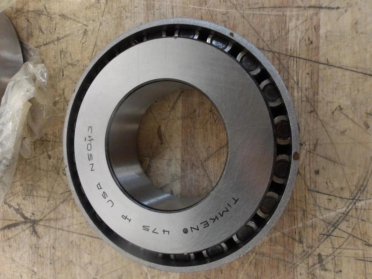 Used TIMKEN 475HP SINGLE ROLL TAPER ROLLER BEARING (LOT OF 2) #930948G NEW