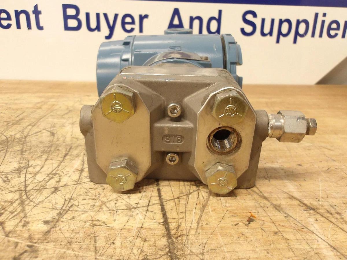 Used ROSEMOUNT 3051 PRESSURE TRANSMITTER, #4101112G USED