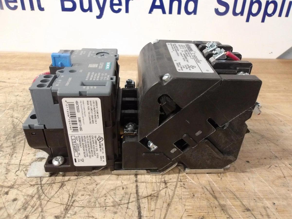 Used SIEMENS SIZE 1 STARTER 14DUB32A, #721310G USED