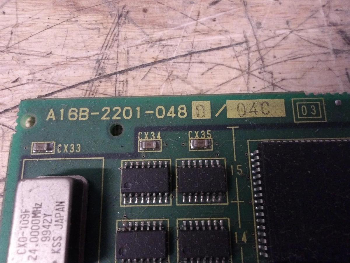 Used FANUC A16B-2201-0480/04C000008 I/O PROCESS MODULE, #55905G USED