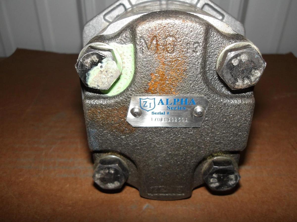 Used ALPHA MO13 HYDRAULIC GEAR PUMP 1" X 3/4", #1151000G NEW