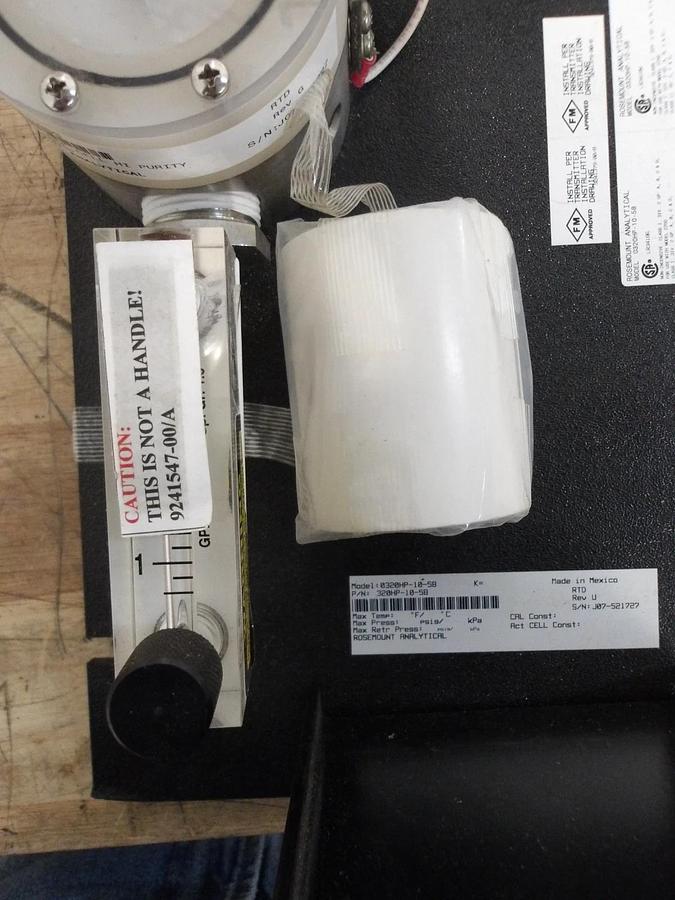 ROSEMOUNT 0320HP HIGH PURITY PH SENSOR, #921105G NIB
